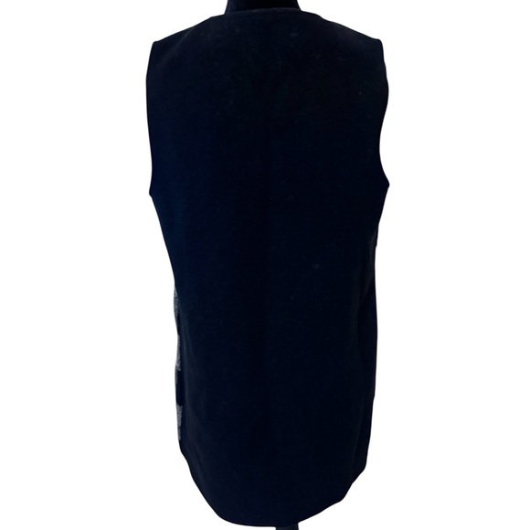 Talbots Black and white vest - Picture 3 of 6